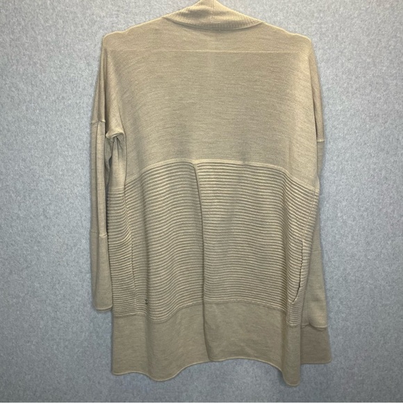 Lululemon Sit in Locus Wrap II Heathered Sandlot Merino Wool Cardigan - Picture 11 of 12